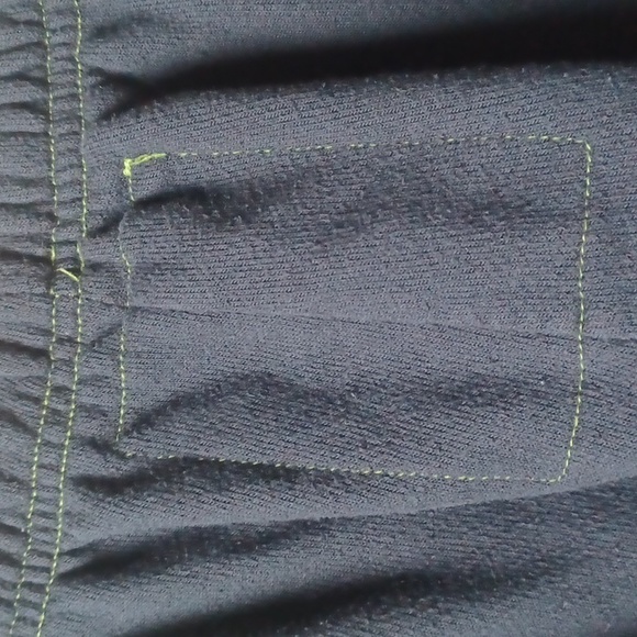 BOHO Cute Sweatpants Chevron Striped Leg Size Medium Jogger Track Pants Retro - Picture 11 of 13